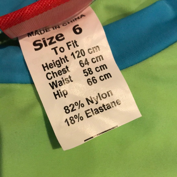 Lime Green Kids Rash Guard - Picture 4 of 6